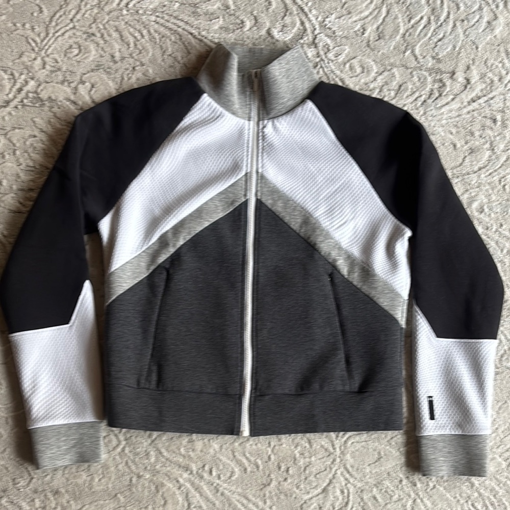 Gray and Black Casual Jacket